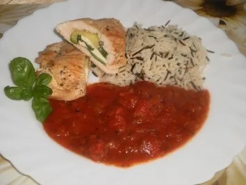 Gefüllte Putenschnitzel - Rezept