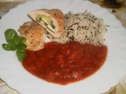 Gefüllte Putenschnitzel - Rezept