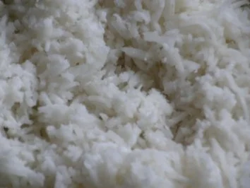 Fisch : Pangasius in Currysoße und Apfel mit viel Kräuter, serviert mit Basmati-Kokos-Reis - Rezept - Bild Nr. 5