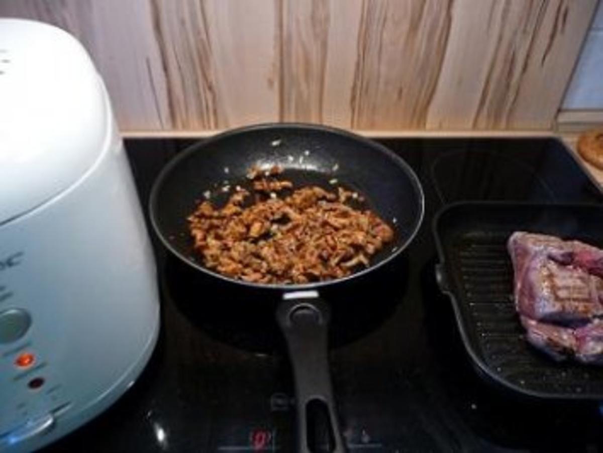 Rinderfilet mit Pfifferlingen und Chips-Kartoffeln - Rezept - Bild Nr. 3