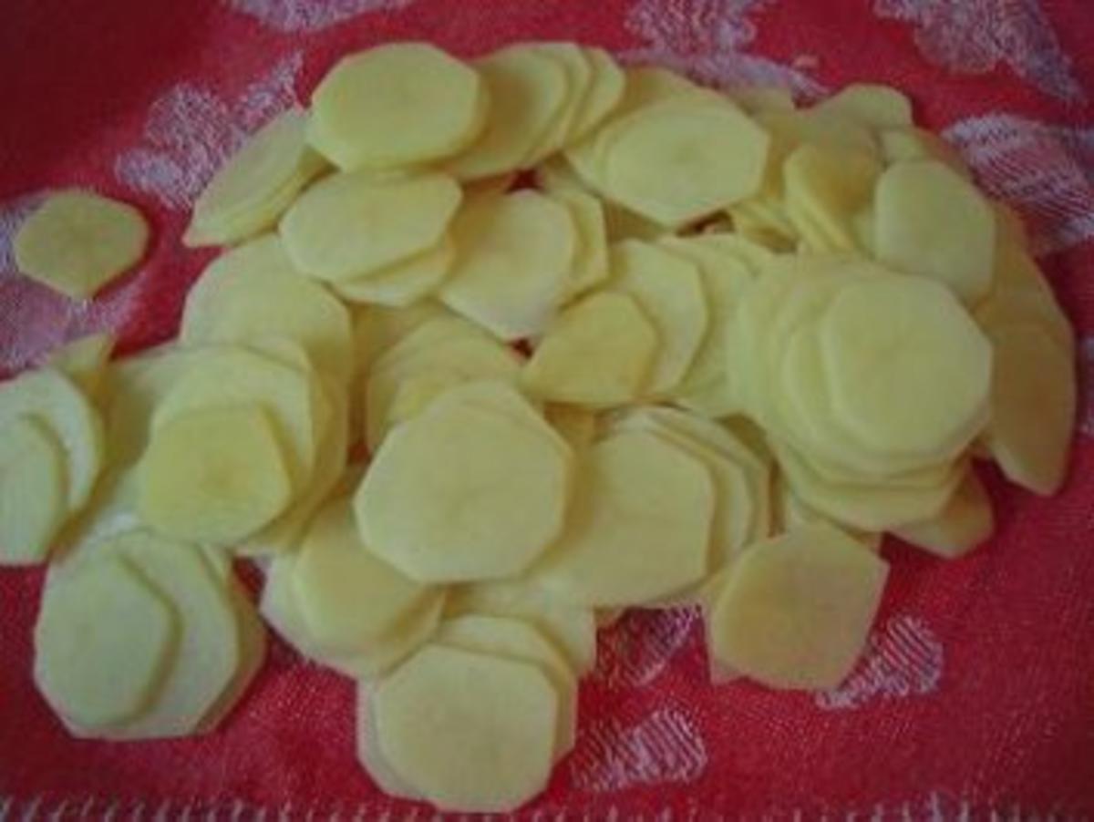 Rinderfilet mit Pfifferlingen und Chips-Kartoffeln - Rezept - Bild Nr. 2