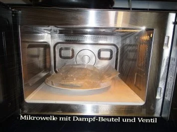 MIKROWELLENDAMPFMENU - Cabillaud an Kraeuter-Sauce mit Safran-Curryreis und Blattspinat - Rezept - Bild Nr. 2