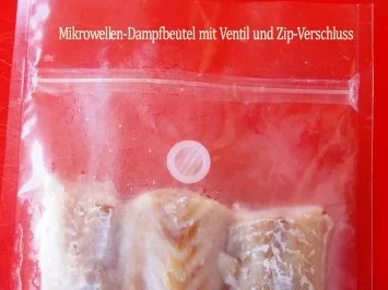 MIKROWELLENDAMPFMENU - Cabillaud an Kraeuter-Sauce mit Safran-Curryreis und Blattspinat - Rezept - Bild Nr. 5