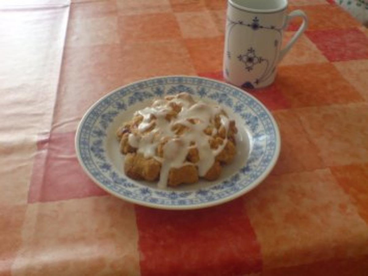 Plunderstückchen mit Streuseln und Pflaumenmus - Rezept