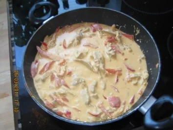 Rezept: Auflauf mit Schweinegeschnetzeltem,Kartoffeln,Oliven und Paprika Bild Nr. 8 Auflauf mit Schweinegeschnetzeltem,Kartoffeln,Oliven und Paprika - Rezept - Bild Nr. 8