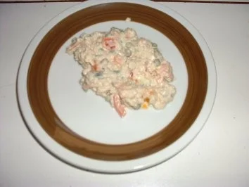 Reis-Lachssalat - Rezept