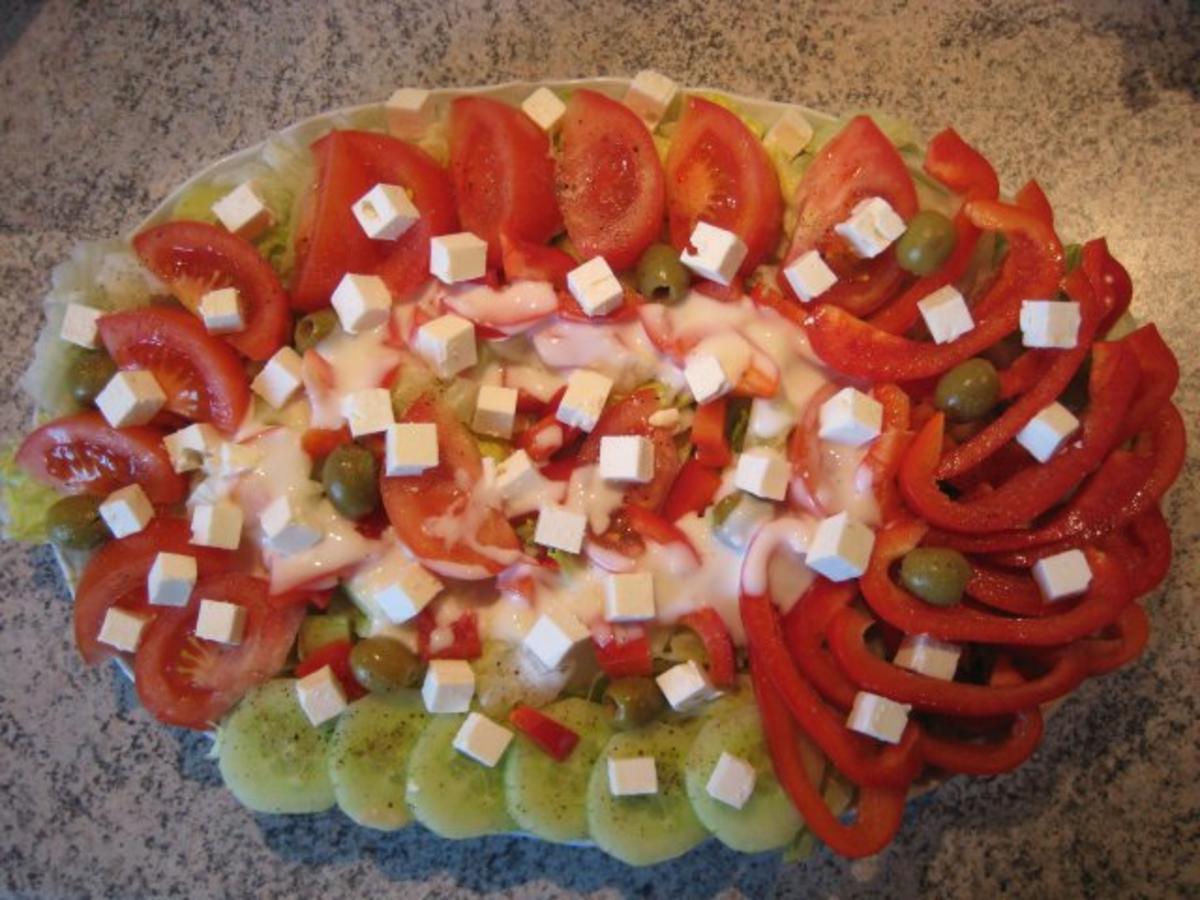 Riesen Salatteller - Rezept - Bild Nr. 4