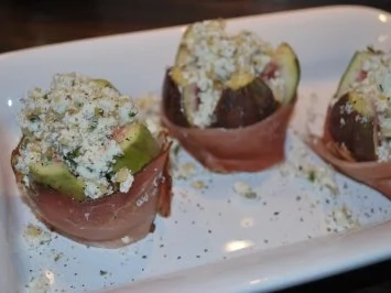 Rezept: Gratinierte Feigen mit Ziegenkäse und Parmaschinken Bild Nr. 4 Gratinierte Feigen mit Ziegenkäse und Parmaschinken - Rezept - Bild Nr. 4