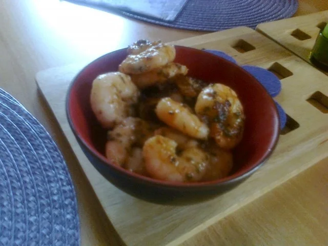 Garnelen mit Kräutern und Knoblauch - Rezept