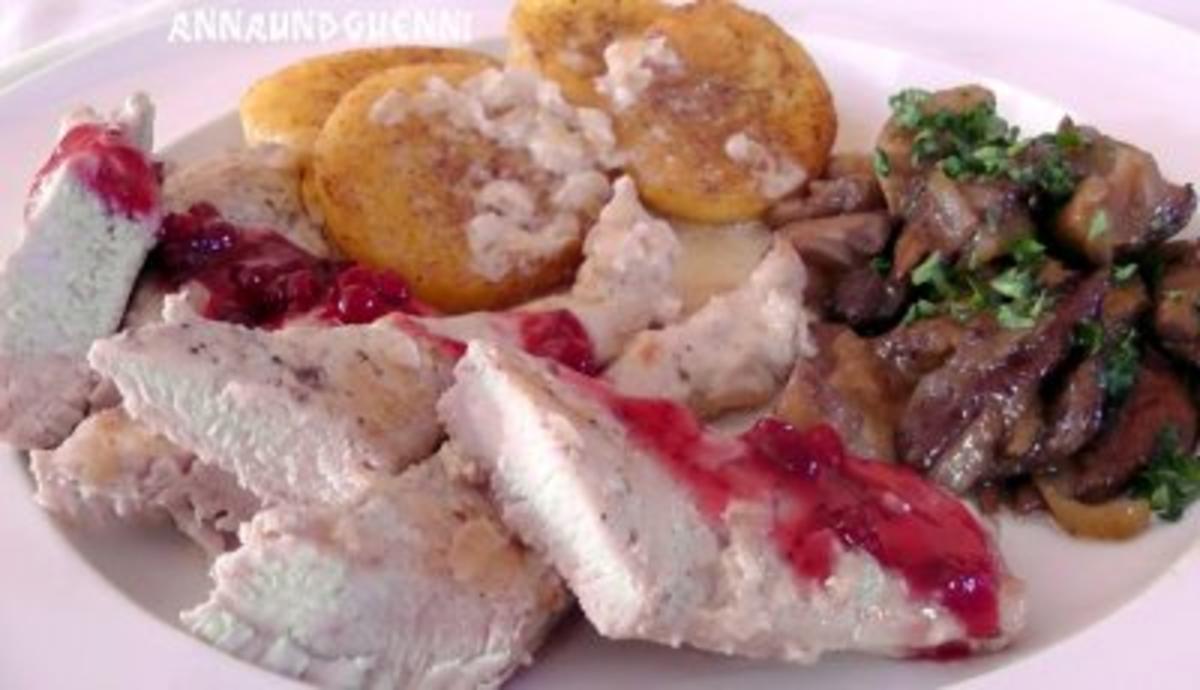 Bilder für Kaninchenfilet mit Bratknödel.... - Rezept