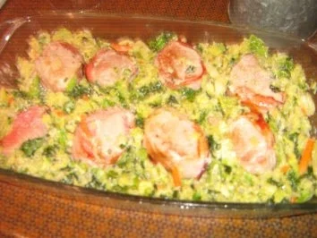 Rezept: Schweinemedaillons im Speckmantel im Wirsingbett überbacken Bild Nr. 7 Schweinemedaillons im Speckmantel im Wirsingbett überbacken - Rezept - Bild Nr. 7