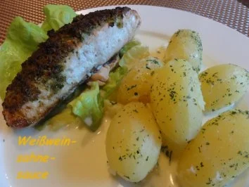 Rezept: Fisch: LACHSFILET mit Kräuterkruste Bild Nr. 7 Fisch: LACHSFILET mit Kräuterkruste - Rezept - Bild Nr. 7
