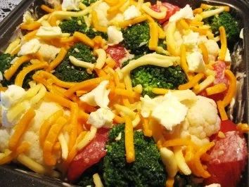 Rezept: Broccoli-Blumenkohl-Gratin Bild Nr. 4 Broccoli-Blumenkohl-Gratin - Rezept - Bild Nr. 4