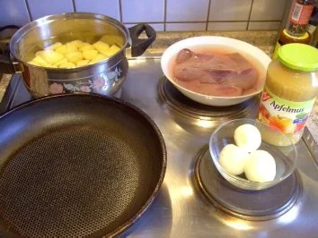 Schweinische Leber - Rezept