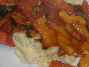 Rezept: Mediterranes Gemüse mit Hähnchenbrust im Parmesanmantel Bild Nr. 4 Mediterranes Gemüse mit Hähnchenbrust im Parmesanmantel - Rezept - Bild Nr. 4