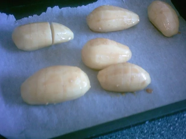 Rezept: Marinierte Kartoffel - Tomaten - Fächer Bild Nr. 6 Marinierte Kartoffel - Tomaten - Fächer - Rezept - Bild Nr. 6