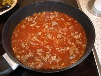 Rezept: Penne mit Gemüse-Hack-Bolognese Bild Nr. 8 Penne mit Gemüse-Hack-Bolognese - Rezept - Bild Nr. 8