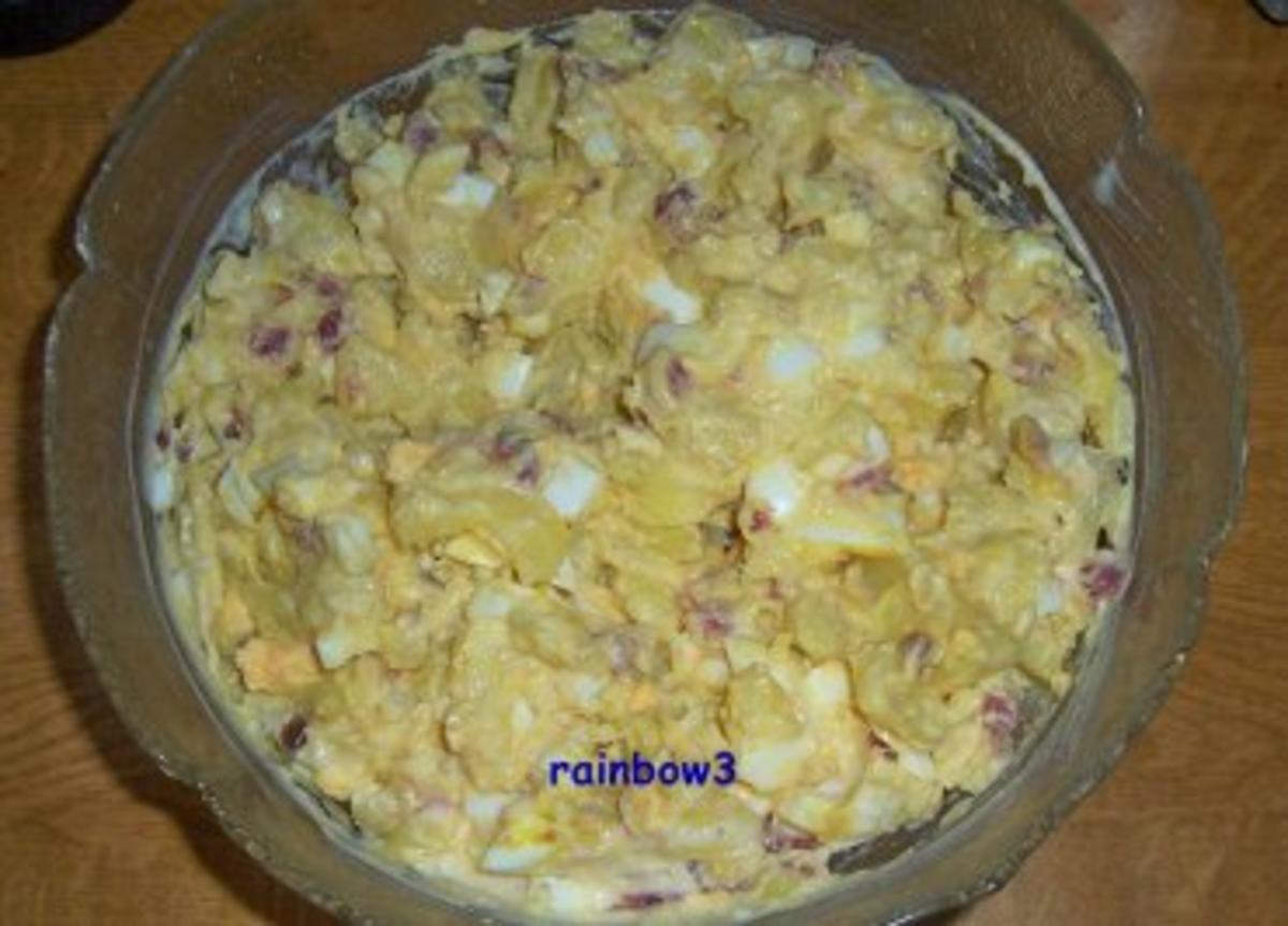 Salat: Kartoffelsalat mit Schinken und Ei - Rezept - Bild Nr. 2