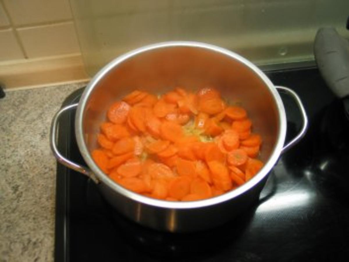 Fisch + Meeresfrüchte:  Seelachs gebraten, auf karamellisieren Karotten - Rezept - Bild Nr. 3