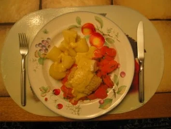 Fisch + Meeresfrüchte:  Seelachs gebraten, auf karamellisieren Karotten - Rezept - Bild Nr. 5