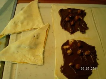 Rezept: Blätterteigteilchen Bild Nr. 2 Blätterteigteilchen - Rezept - Bild Nr. 2