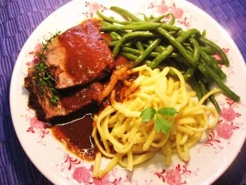 Tafelspitz geschmort ... - Rezept