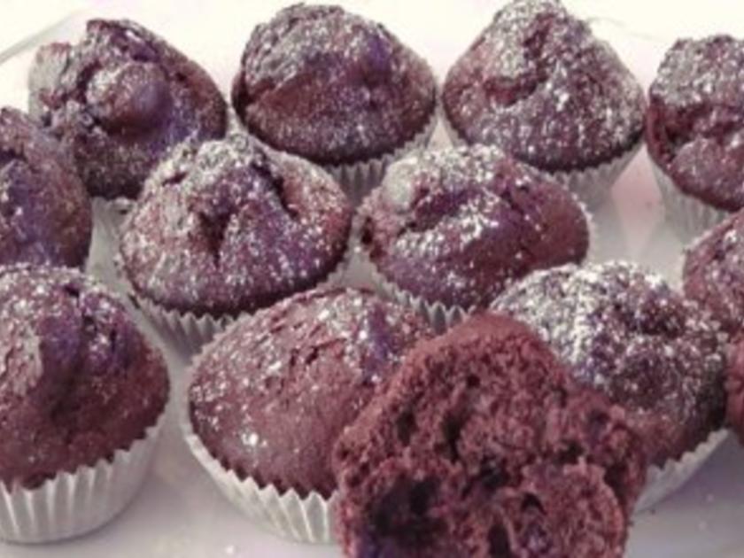 ~was Süsses~ Schokoladen-Kirsch-Muffins - Rezept - kochbar.de