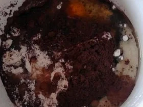 Rezept: ~was Süsses~ Schokoladen-Kirsch-Muffins Bild Nr. 3 ~was Süsses~ Schokoladen-Kirsch-Muffins - Rezept - Bild Nr. 3