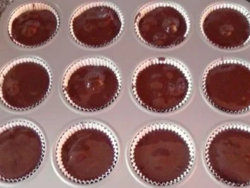 Rezept: ~was Süsses~ Schokoladen-Kirsch-Muffins Bild Nr. 5 ~was Süsses~ Schokoladen-Kirsch-Muffins - Rezept - Bild Nr. 5