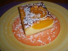 Dessert - Pfirsich Topfen Auflauf - Rezept