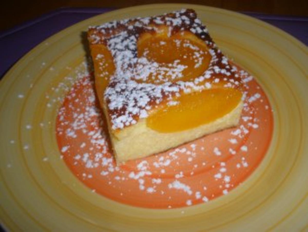 Bilder für Dessert - Pfirsich Topfen Auflauf - Rezept
