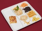 Rezept: Brasilianischer Salat "Salpicao" und Maissouflรฉ (Jana Ina) Brasilianischer Salat "Salpicao" und Maissouflรฉ (Jana Ina) - Rezept