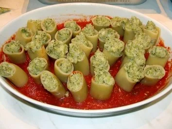 Rezept: Paccheri mit Blumenkohl-Broccoli-Füllung Bild Nr. 6 Paccheri mit Blumenkohl-Broccoli-Füllung - Rezept - Bild Nr. 6