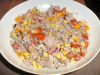 Thunfischsalat im grünen Bett - Rezept - Bild Nr. 2