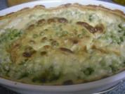 Backfisch mit Erbsen - Rezept