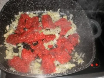 Rezept: Griechische Bohnen-Hack-Pfanne Bild Nr. 4 Griechische Bohnen-Hack-Pfanne - Rezept - Bild Nr. 4