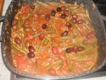 Rezept: Griechische Bohnen-Hack-Pfanne Bild Nr. 8 Griechische Bohnen-Hack-Pfanne - Rezept - Bild Nr. 8