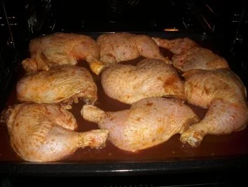 BBQ-Hähnchenkeulen... - Rezept - Bild Nr. 7