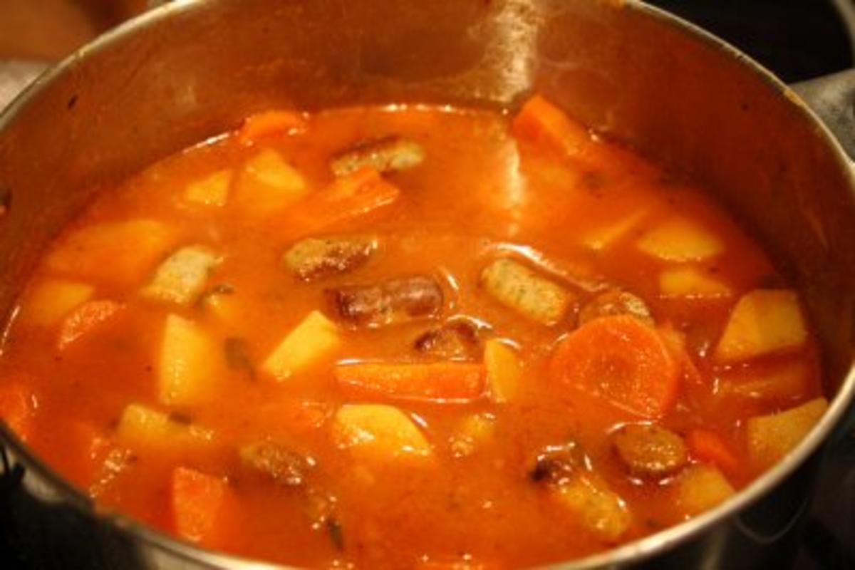 Nürnberger-Würstchen-Gulasch - Rezept - Bild Nr. 3