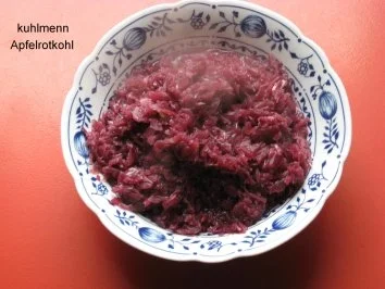 Rezept: Apfelrotkohl Apfelrotkohl - Rezept