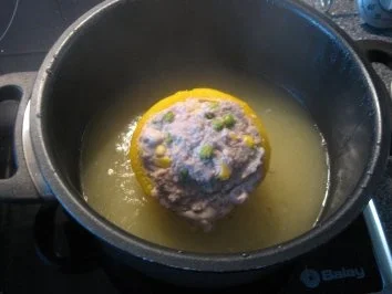 gefüllte Paprika mit Hackfleisch und Gemüse - Rezept - Bild Nr. 10