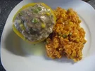 gefüllte Paprika mit Hackfleisch und Gemüse - Rezept