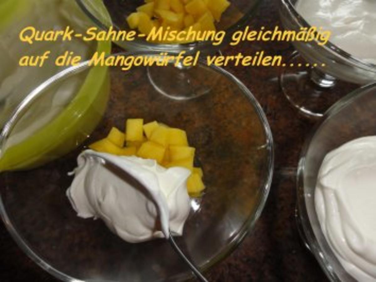 Dessert:   MANGO - QUARK - SAHNE - Rezept - Bild Nr. 7