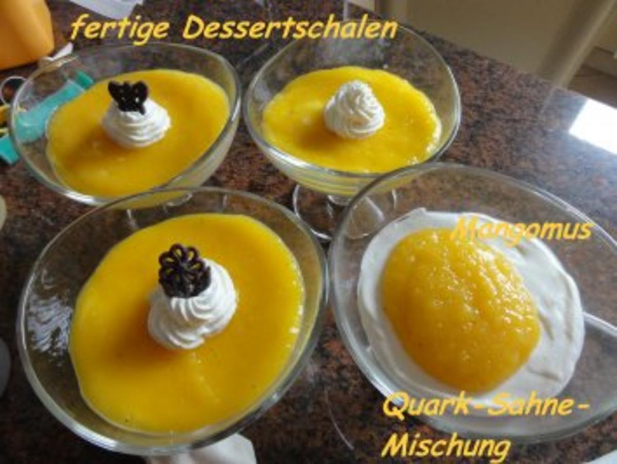 Dessert:   MANGO - QUARK - SAHNE - Rezept - Bild Nr. 9