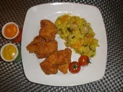 Rezept: Chicken - Nuggets im Knuspermantel, geht auch mit Wings ! Chicken - Nuggets im Knuspermantel, geht auch mit Wings ! - Rezept