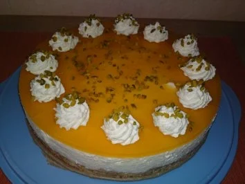 Exotische Käse-Sahnetorte - Rezept