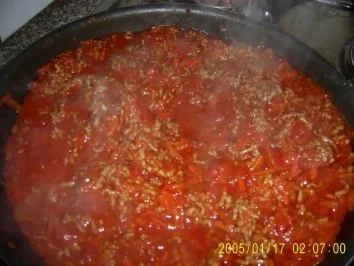 Rosenkohlauflauf mit Bolognese - Rezept - Bild Nr. 5