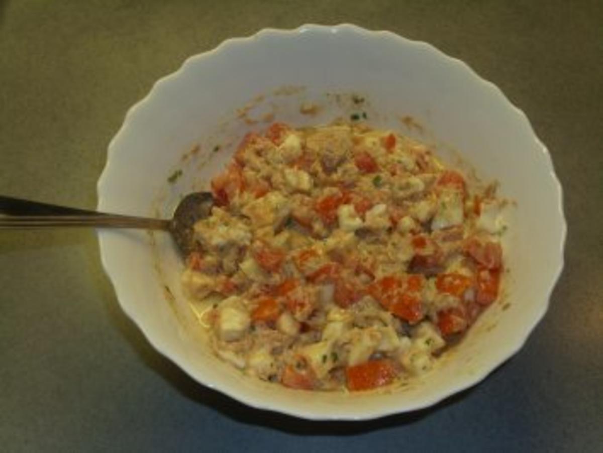 Salate: Eier-Thunfischsalat mit Mozzarella - Rezept