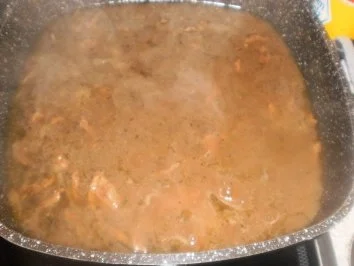 Majoranfleisch mit Bandnudeln - Rezept - Bild Nr. 8