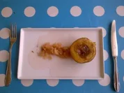 Apfel mit Chillikruste | Rhabarber | Eiswein rosé - Rezept